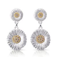 Earrings Buccellati Woman Blossom in Silver Diamante JAGEAR023558